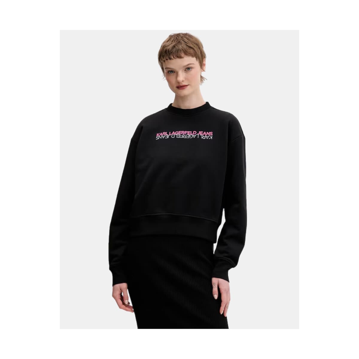 Women's Sports T-Shirts Karl Lagerfeld Black