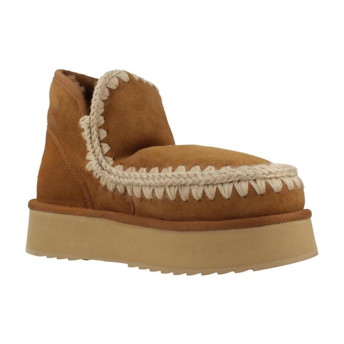 Women's Ankle Boots Mou Brown