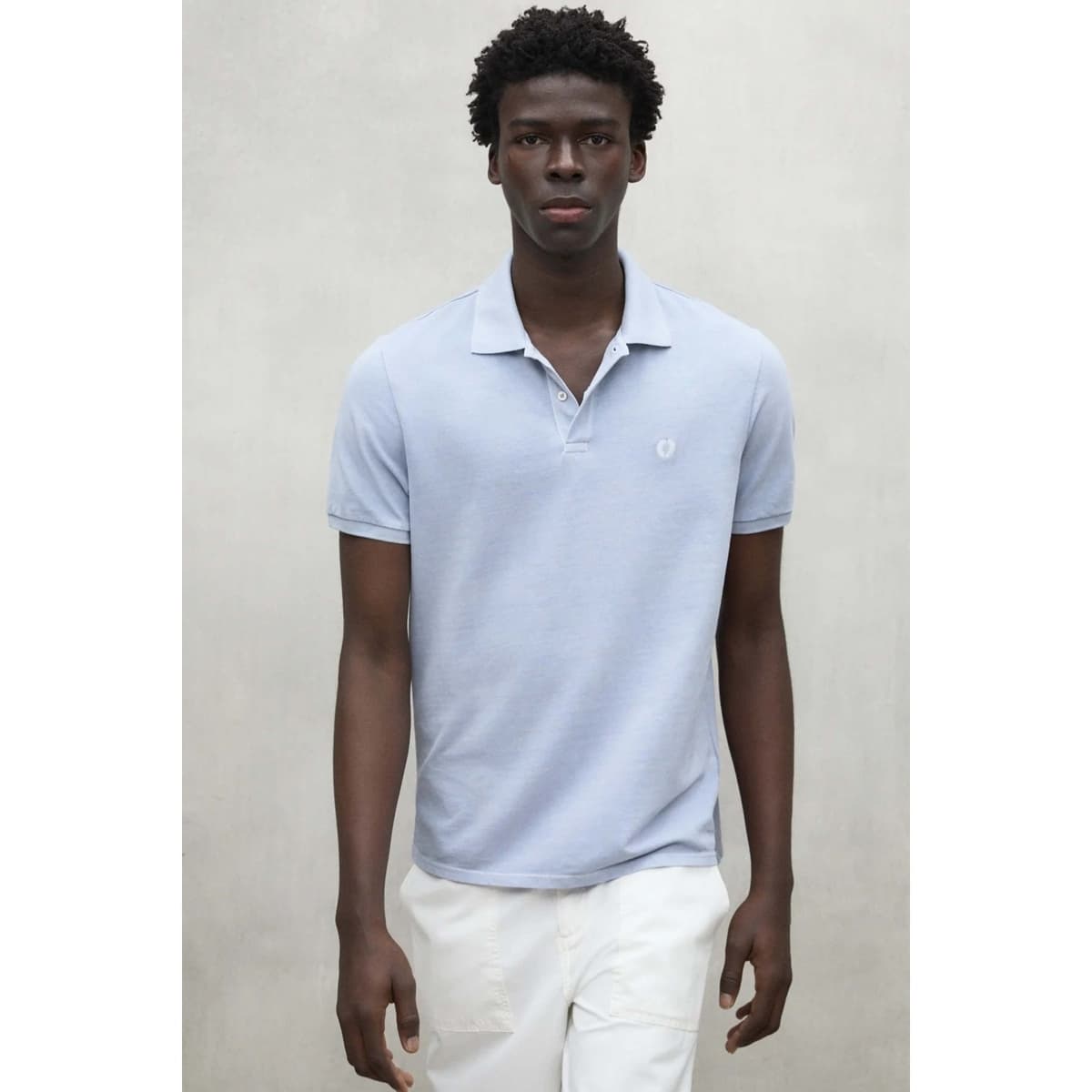 Men's Polo Shirts Ecoalf Blue