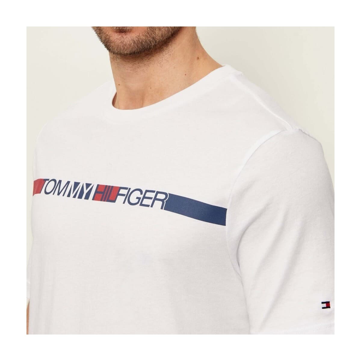 Men's T-Shirts Tommy Hilfiger White