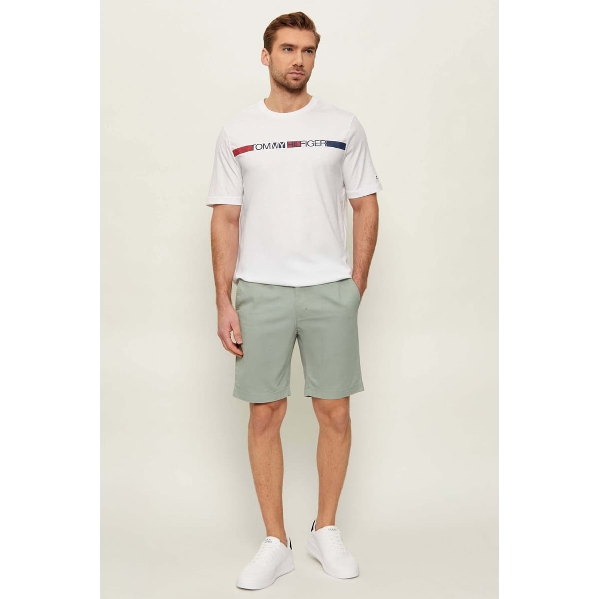 Men's T-Shirts Tommy Hilfiger White