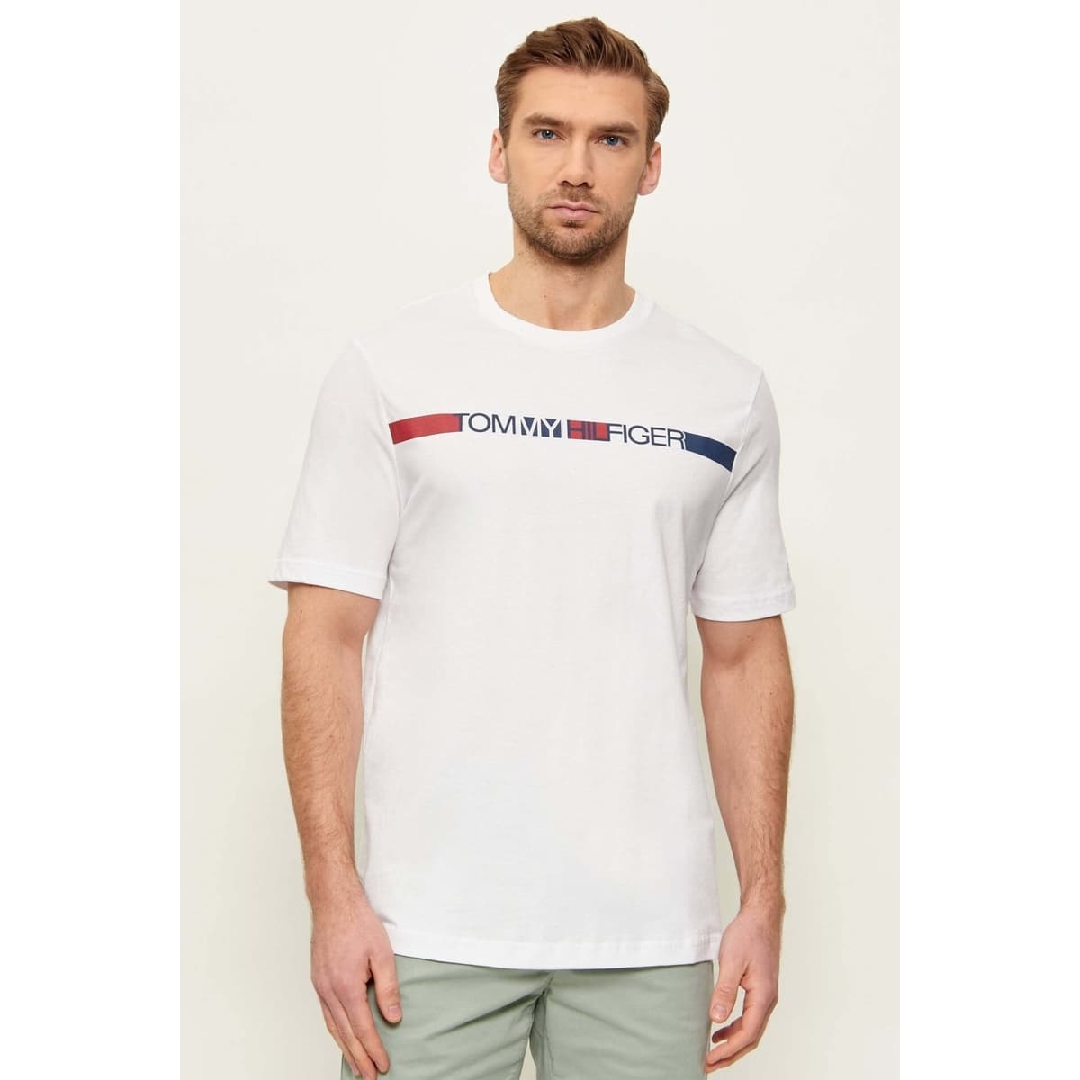 Men's T-Shirts Tommy Hilfiger White