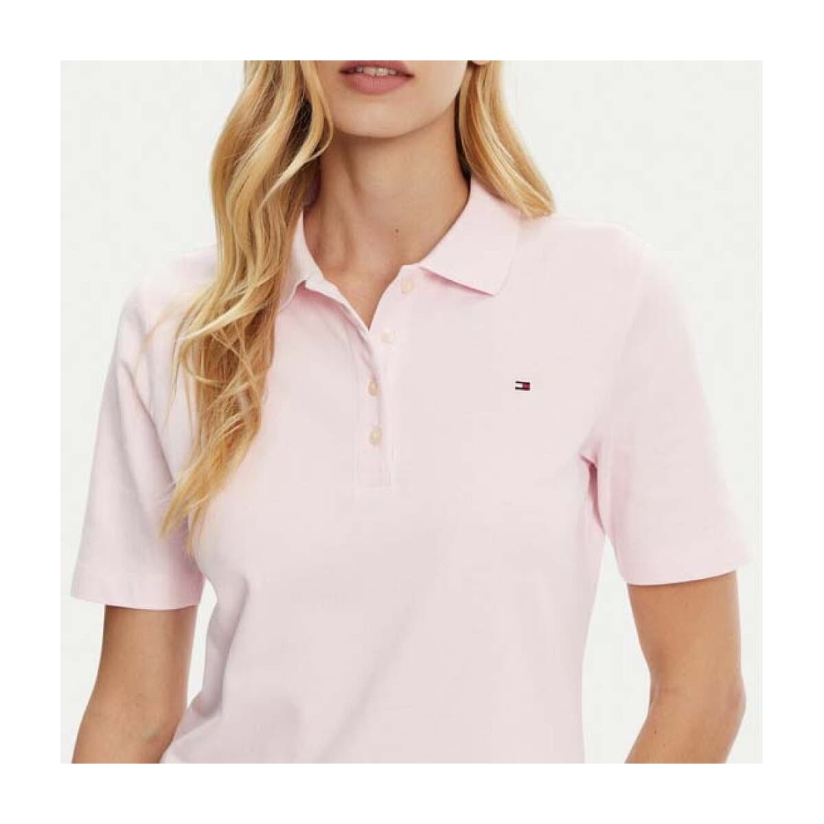Women's Polo Shirts Tommy Hilfiger Pink