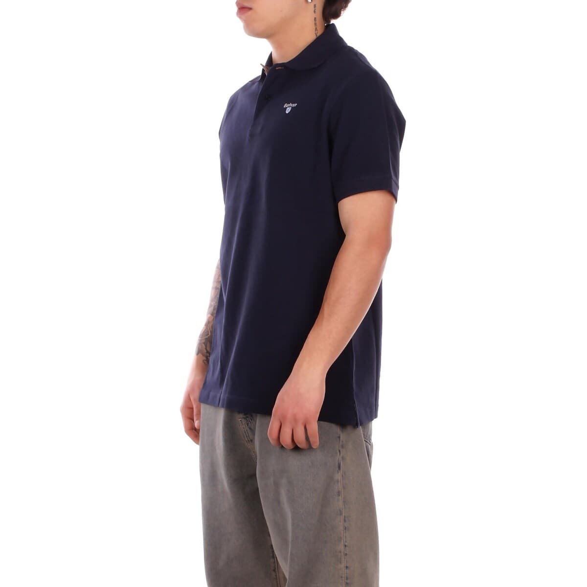 Men's Polo Shirts Barbour Blue