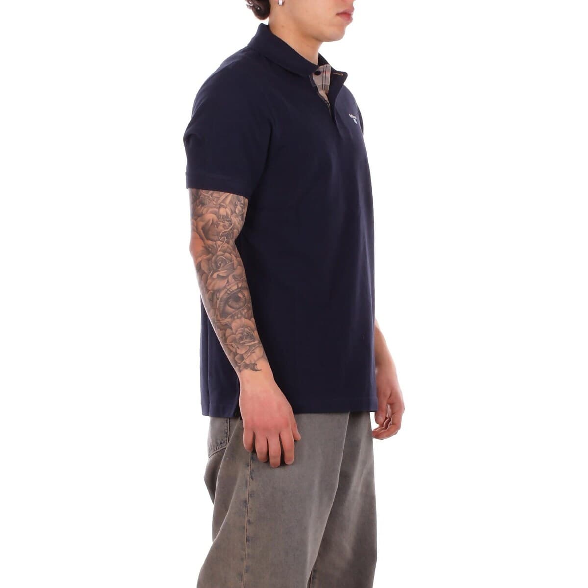 Men's Polo Shirts Barbour Blue