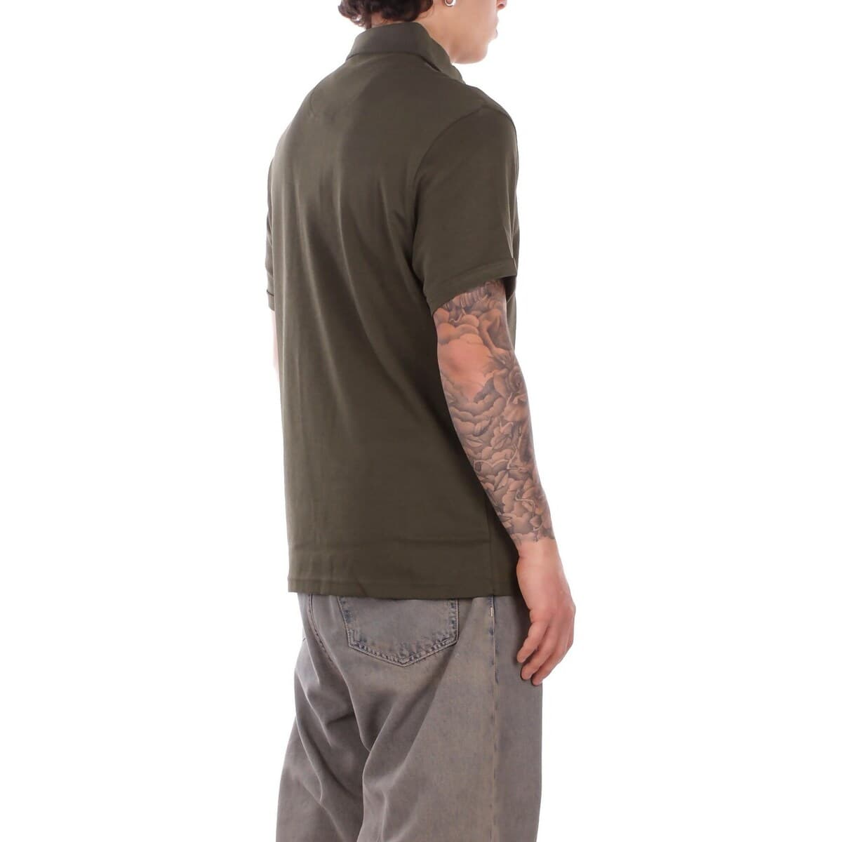 Men's Polo Shirts Barbour Green