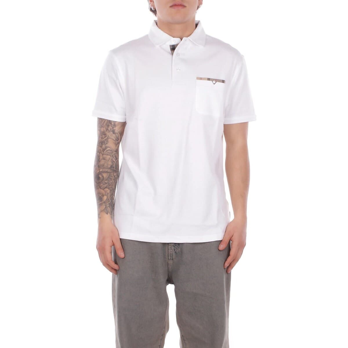 Πόλο με κοντά μανίκια Barbour MML1496