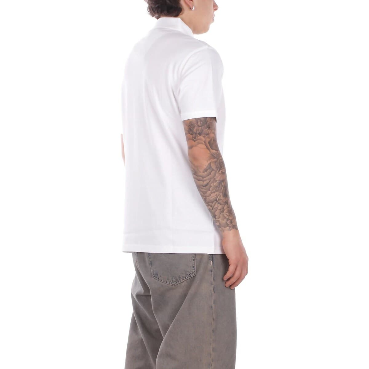 Men's Polo Shirts Barbour White