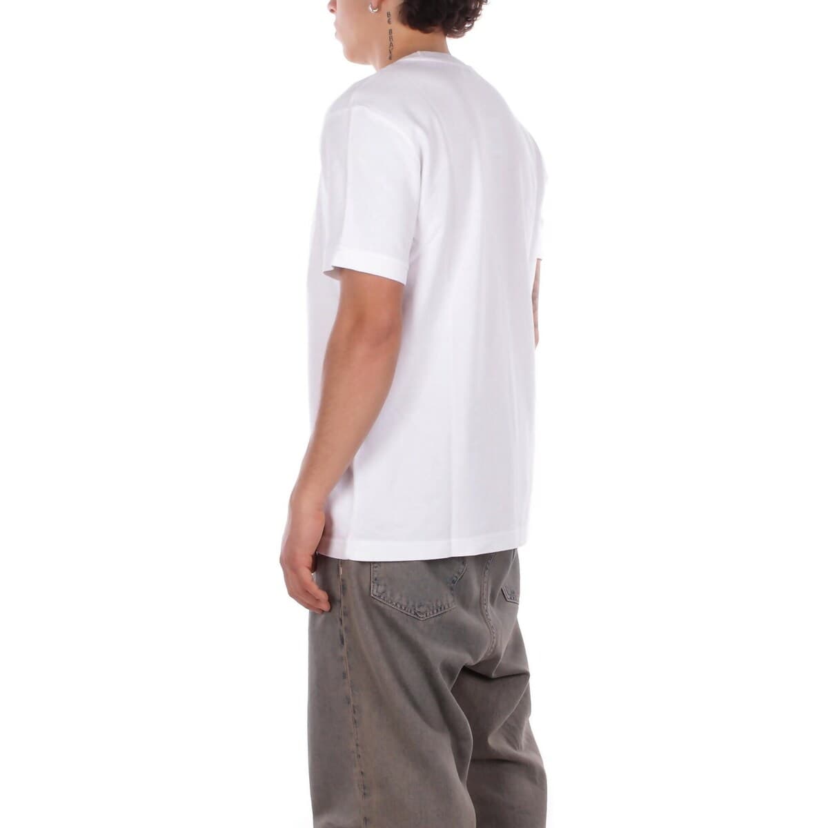 Men's T-Shirts Fay White
