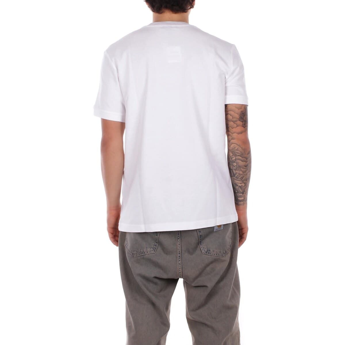 Men's T-Shirts Fay White