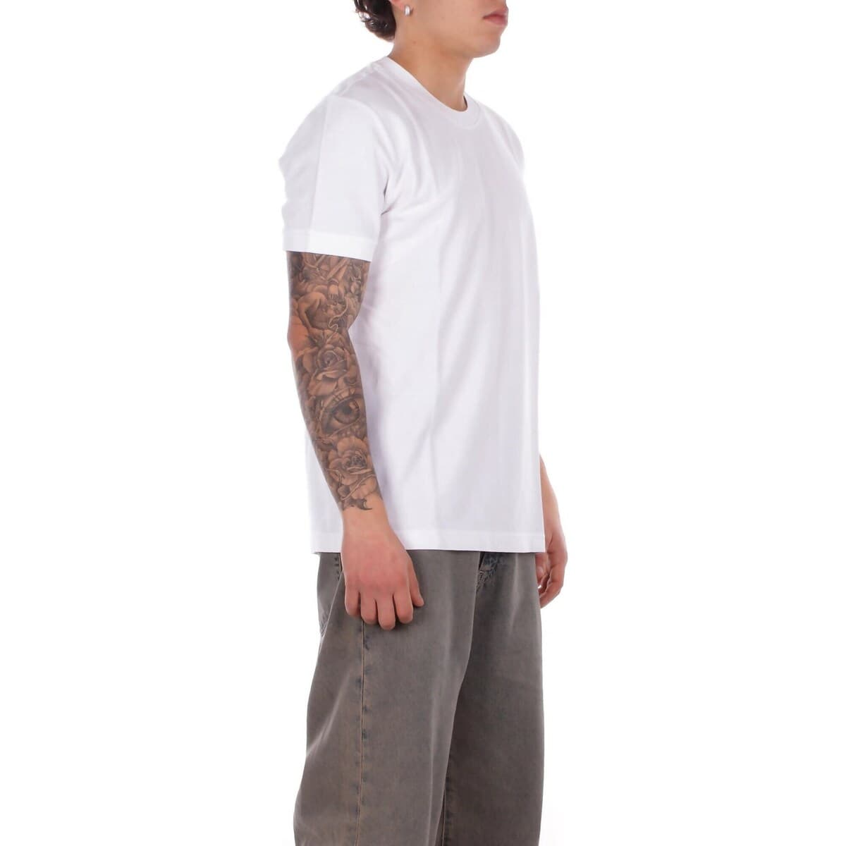 Men's T-Shirts Fay White