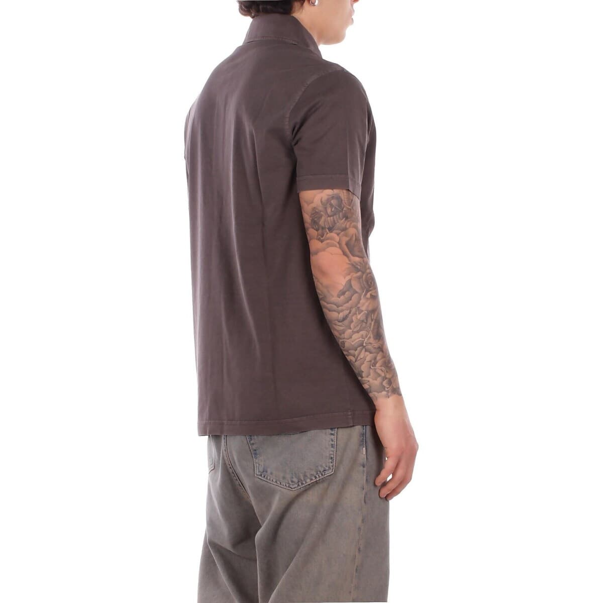 Men's Polo Shirts Fay Brown