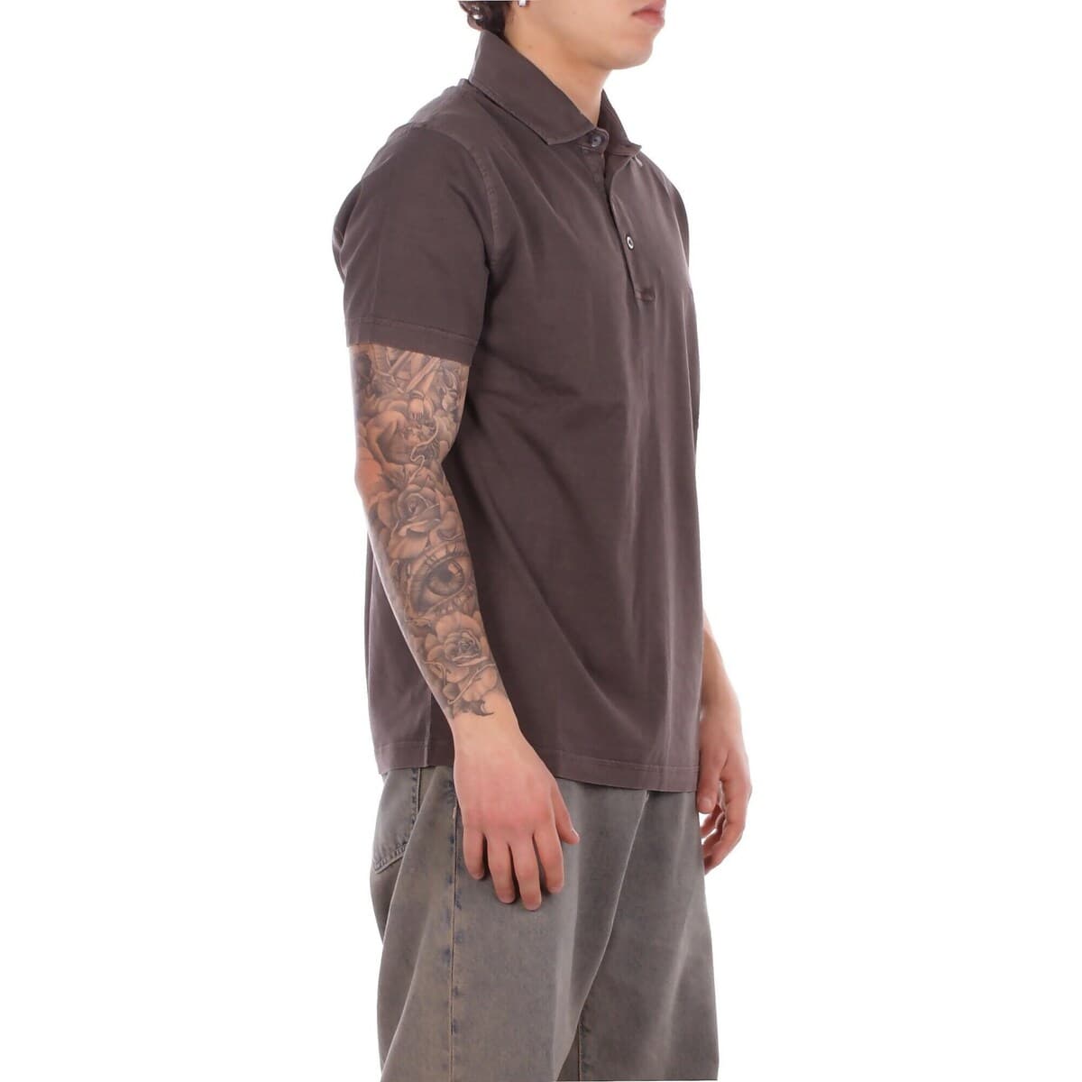 Men's Polo Shirts Fay Brown