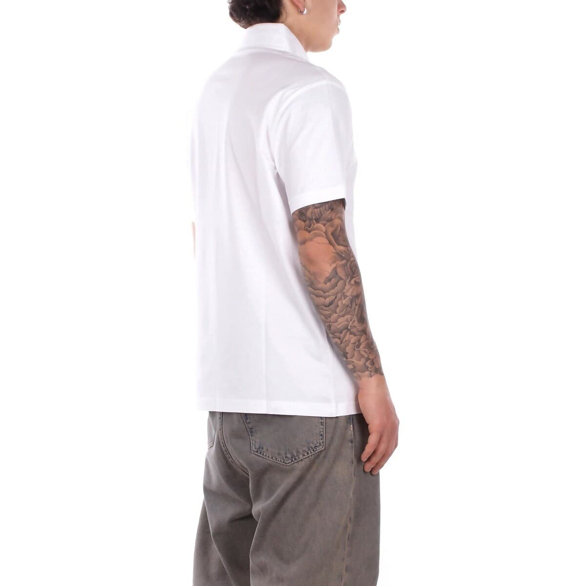 Men's Polo Shirts Fay White