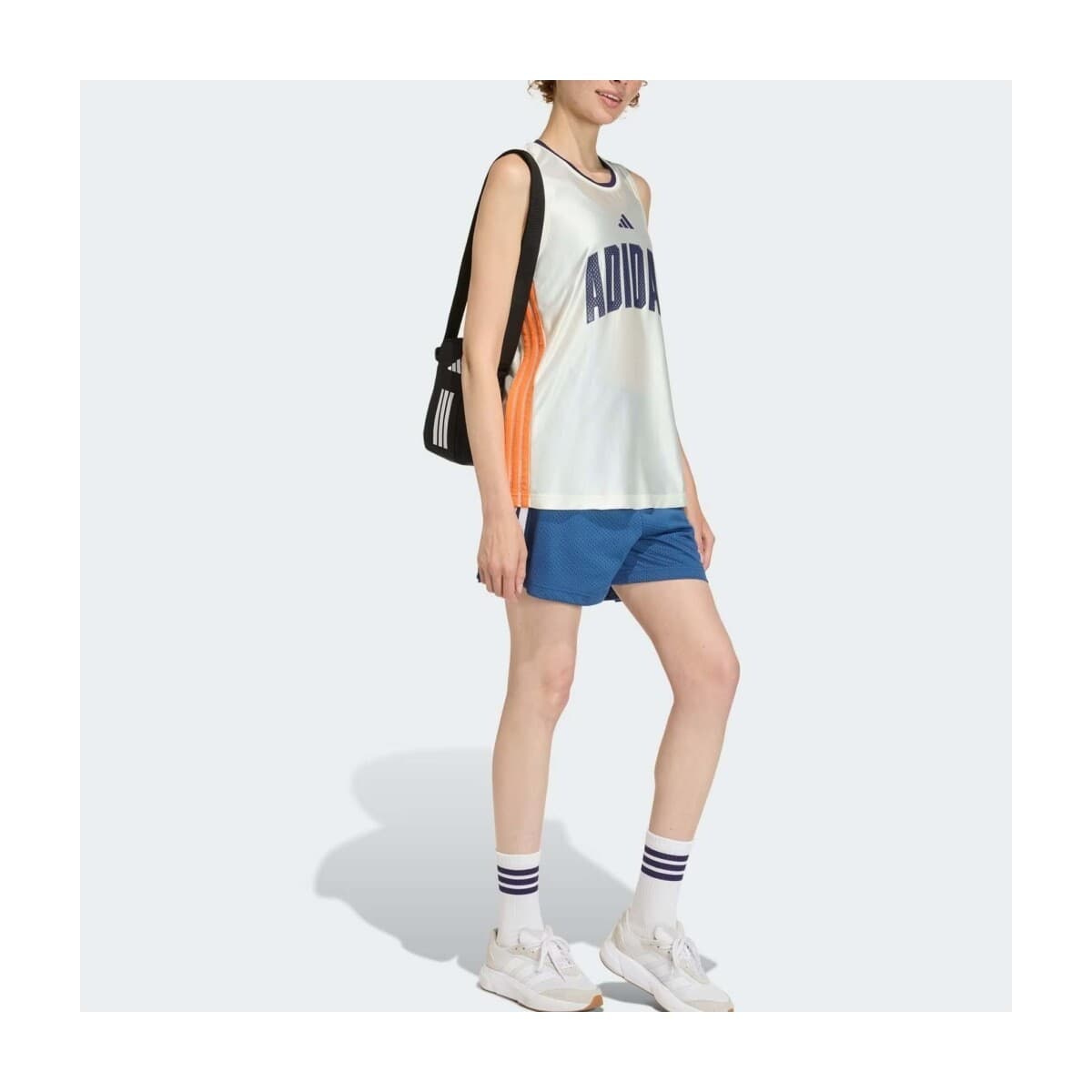 Women's Sleeveless Tops adidas White