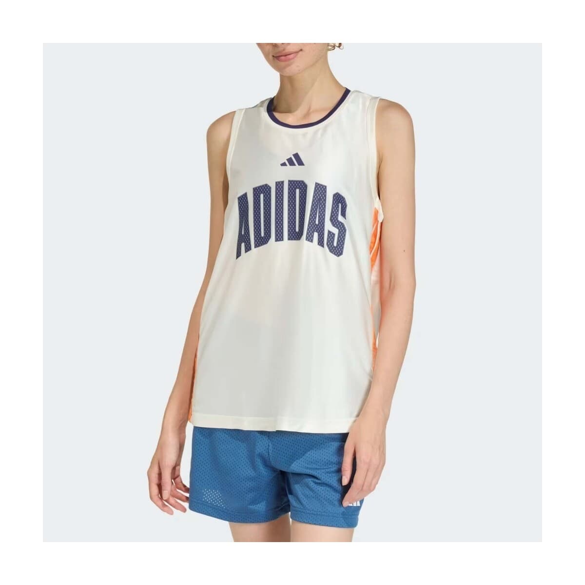 Women's Sleeveless Tops adidas White
