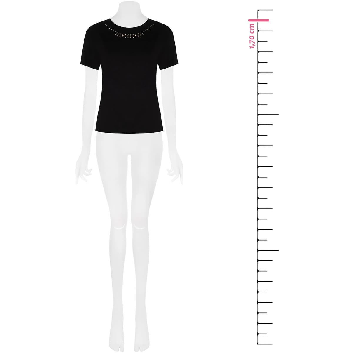 Women's T-Shirts Rinascimento Black