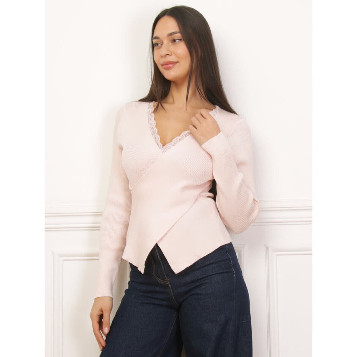 Women's Sweaters La Modeuse Pink