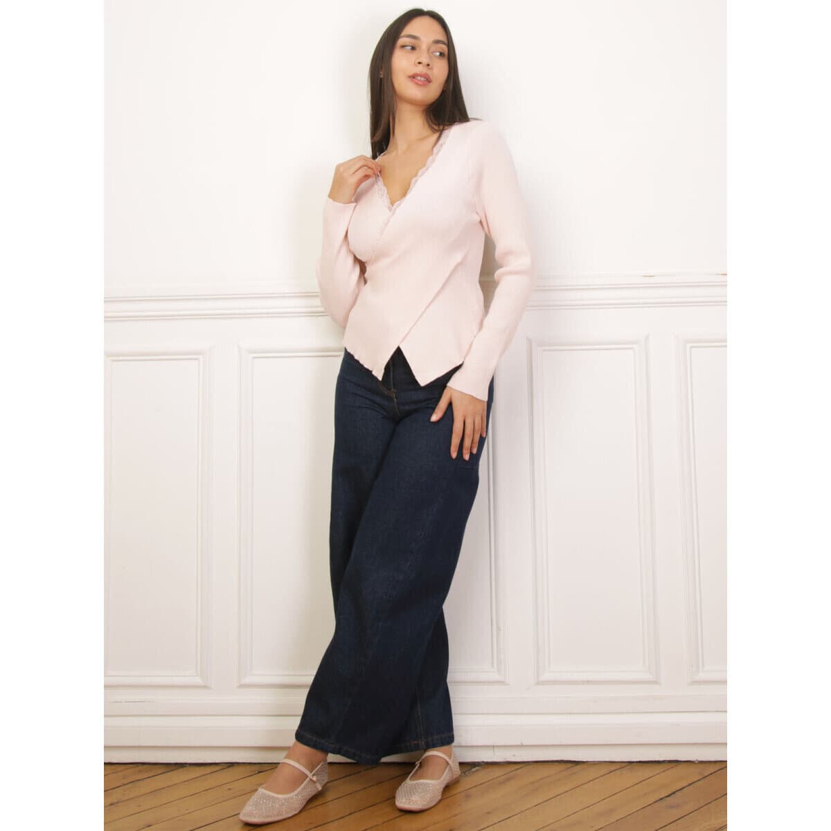 Women's Sweaters La Modeuse Pink