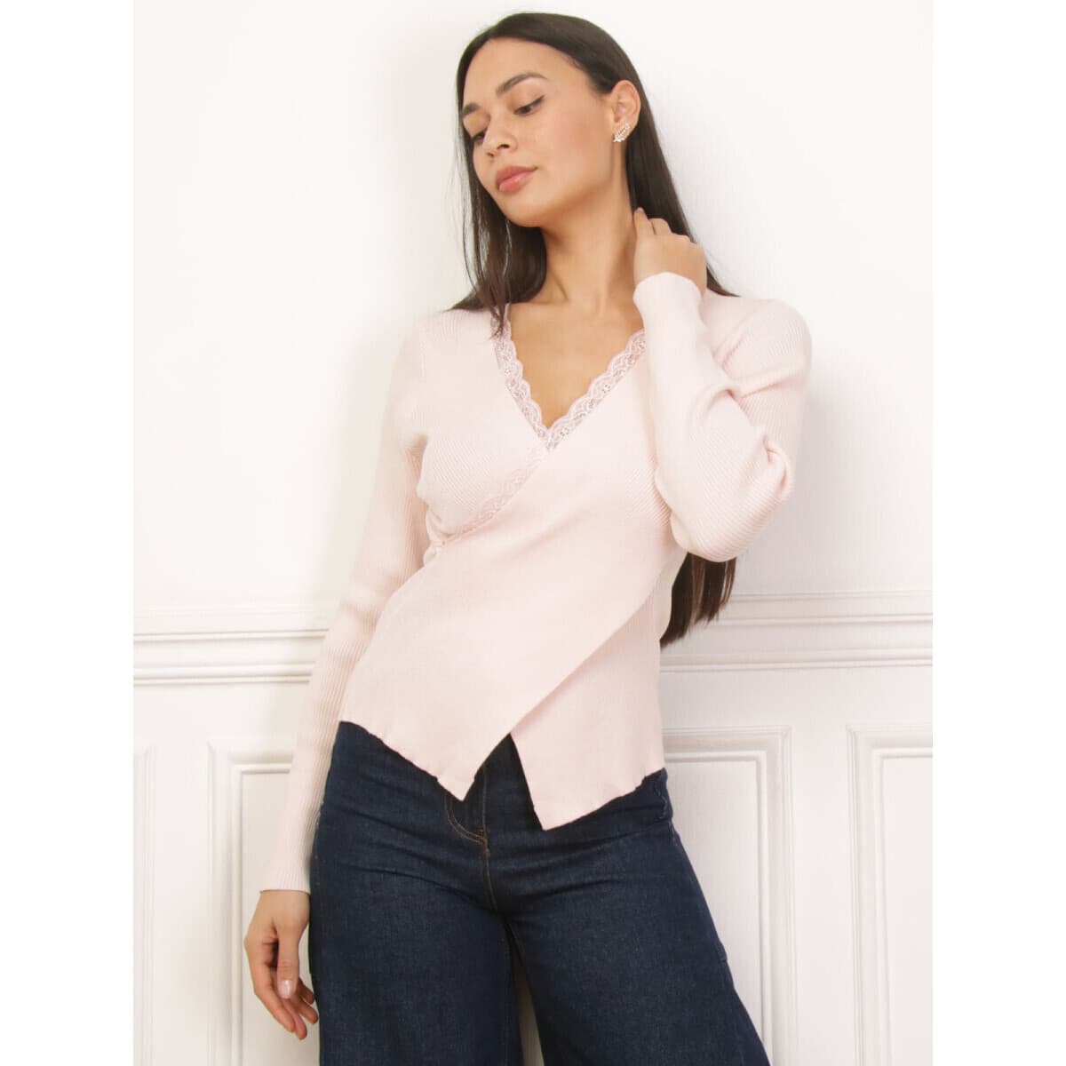 Women's Sweaters La Modeuse Pink