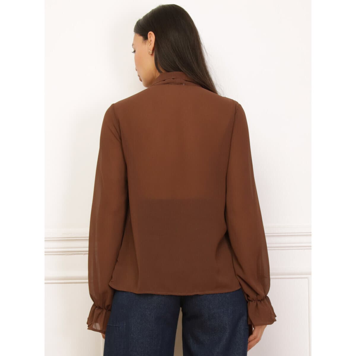 Women's T-Shirts La Modeuse Brown