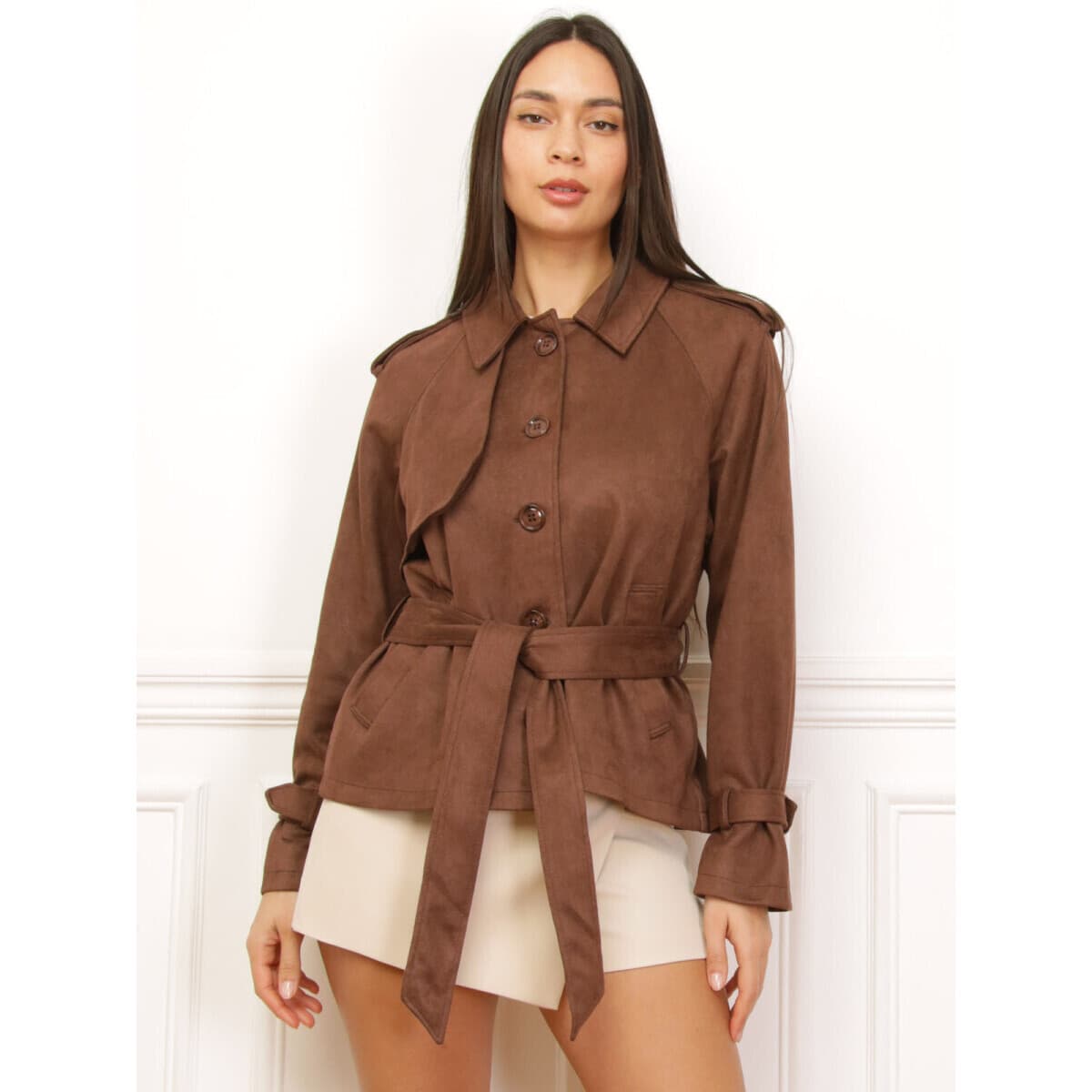 Women's Blazers La Modeuse Brown