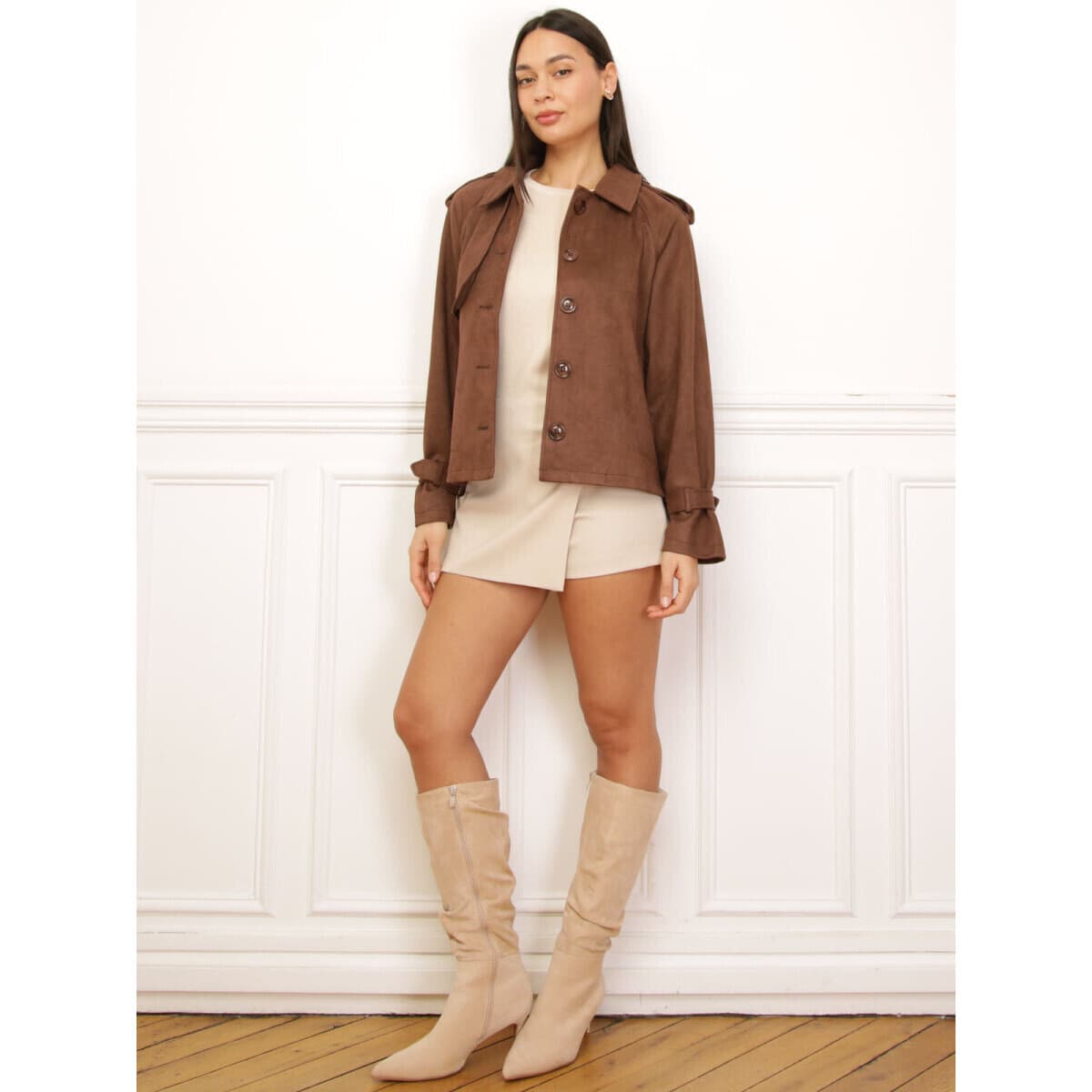 Women's Blazers La Modeuse Brown