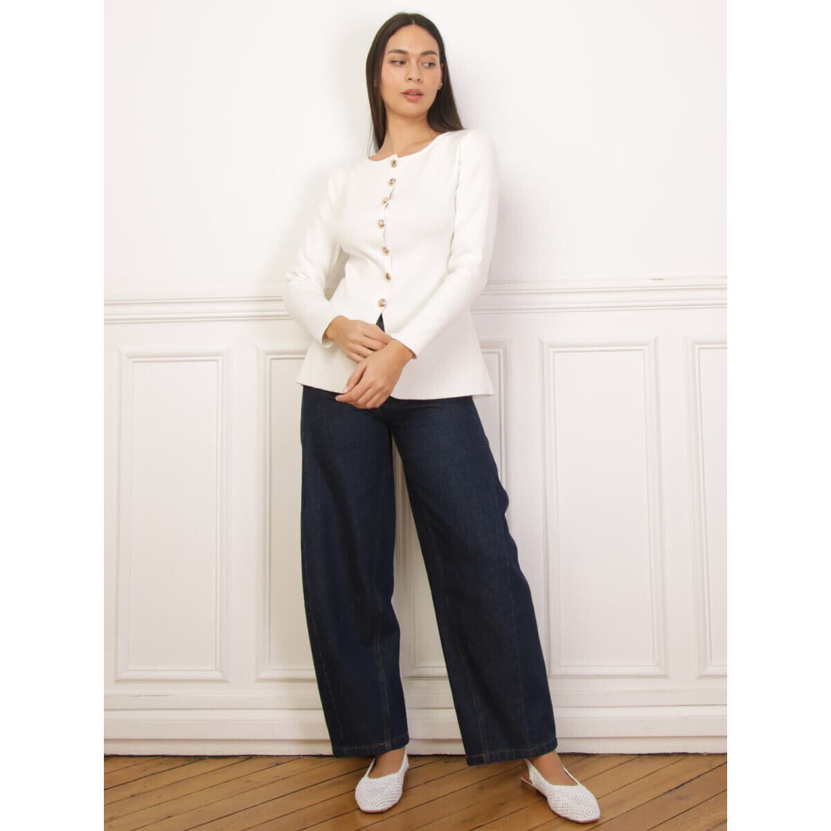 Women's Jackets La Modeuse White