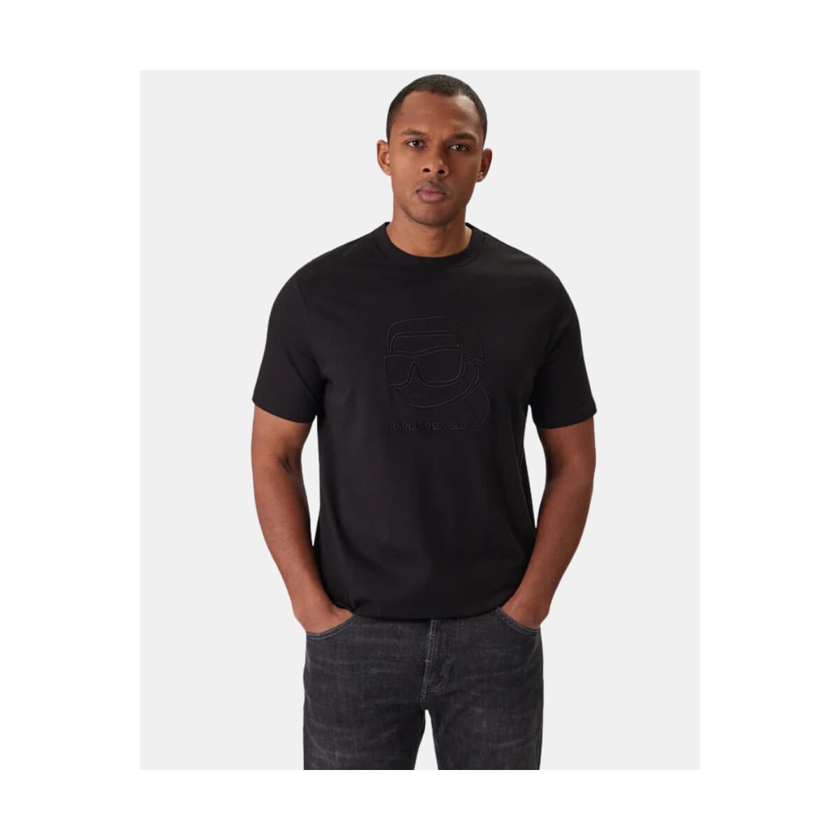 Men's T-Shirts Karl Lagerfeld Black