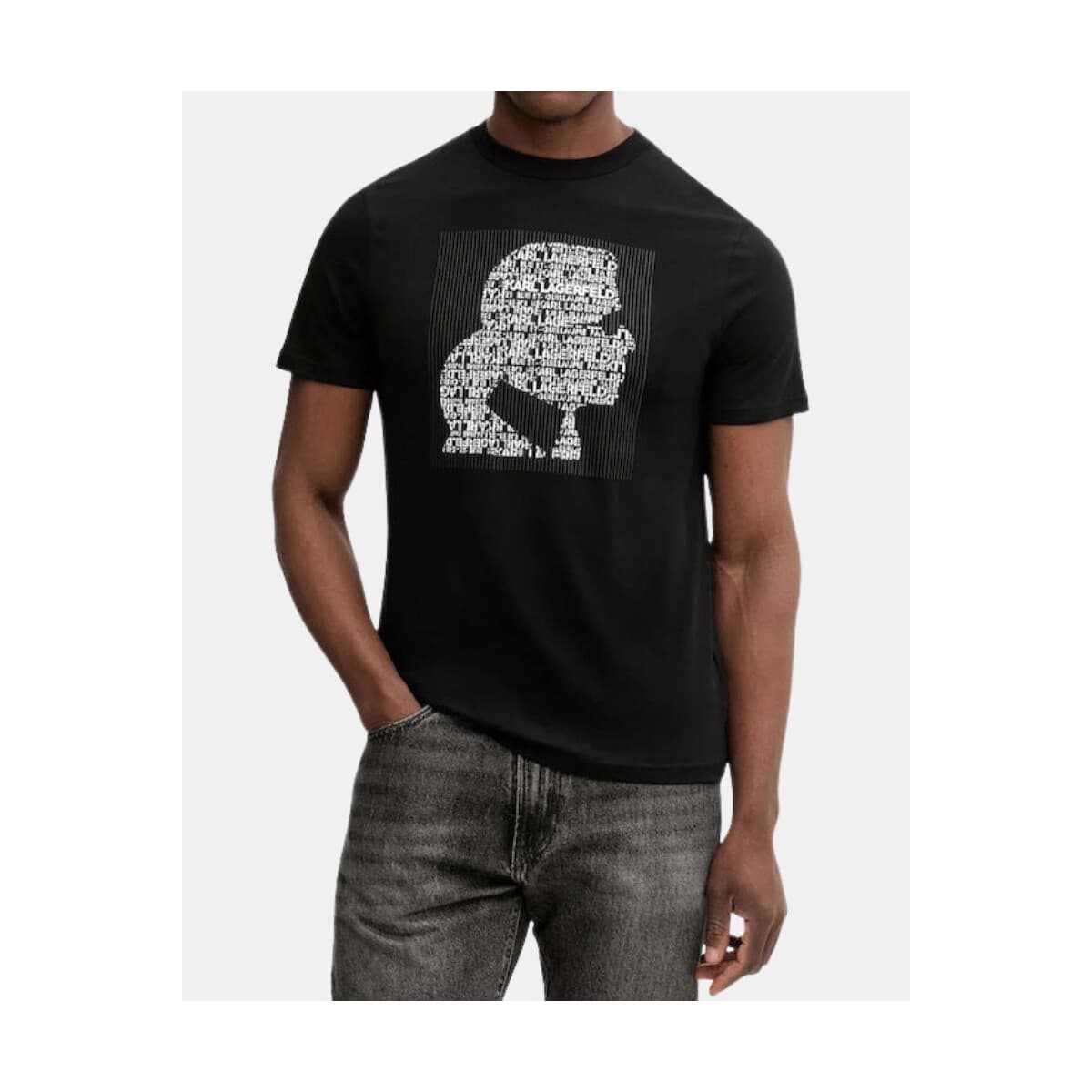 Men's T-Shirts Karl Lagerfeld Black