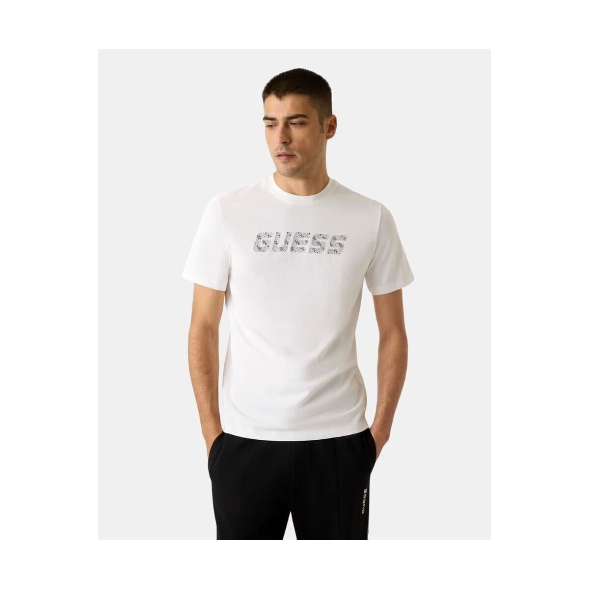 Men's T-Shirts Guess White