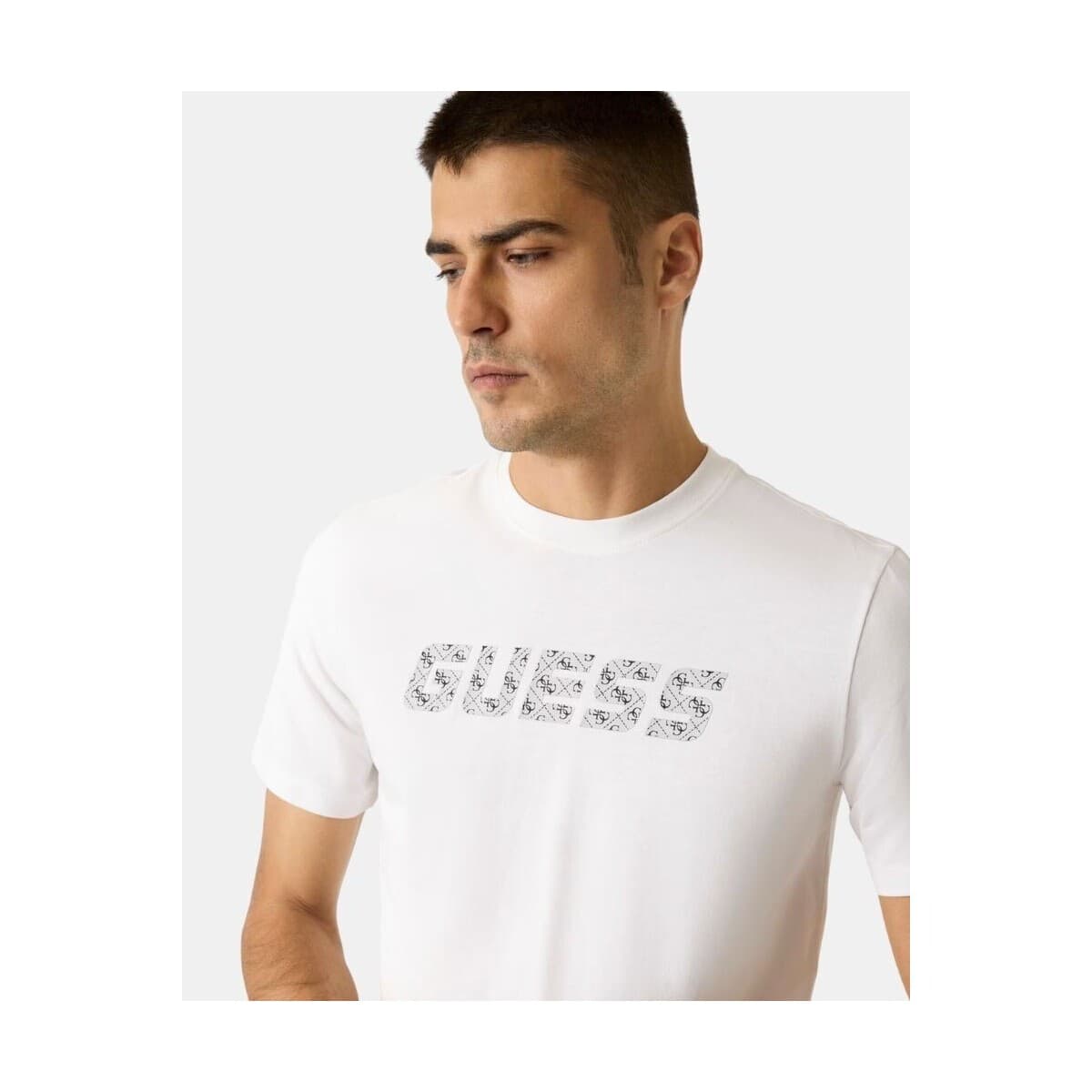 Men's T-Shirts Guess White