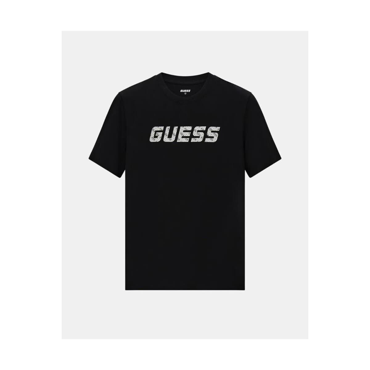 Men's T-Shirts Guess Black