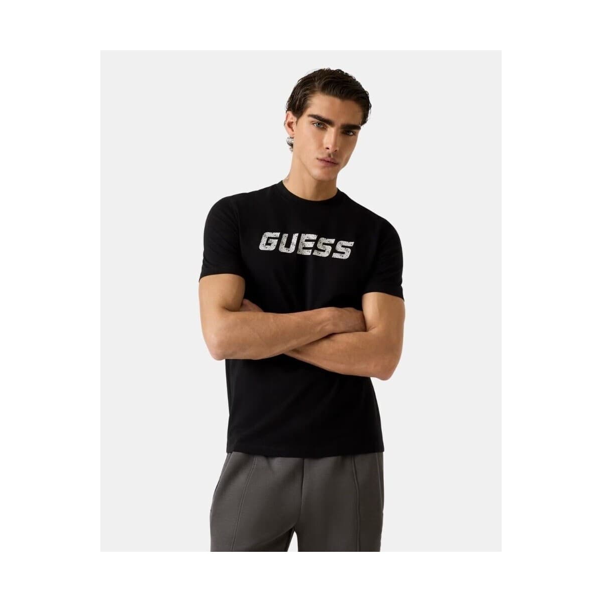 Men's T-Shirts Guess Black