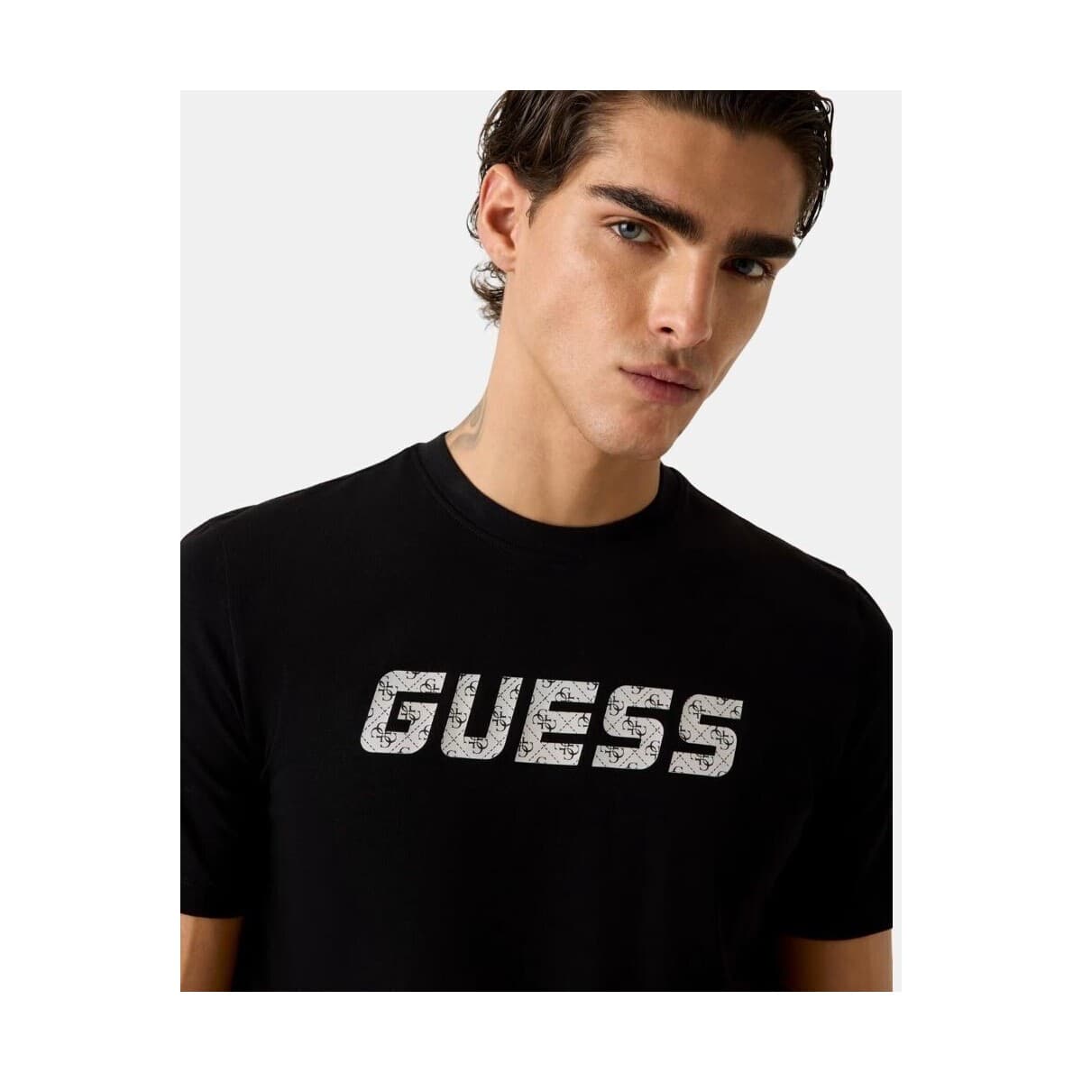 Men's T-Shirts Guess Black