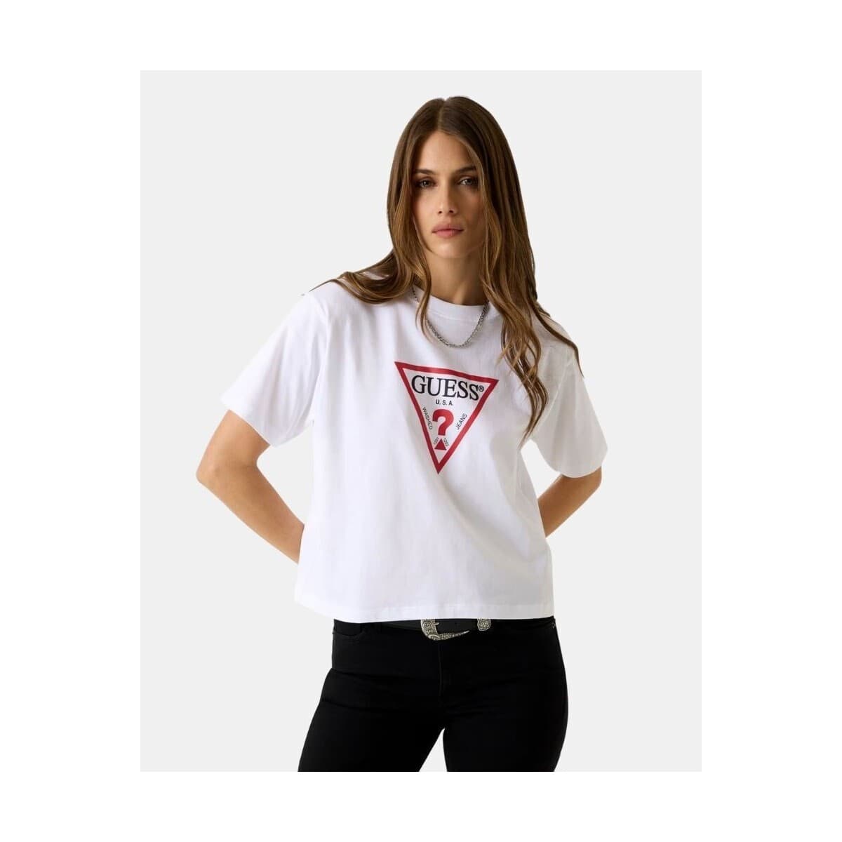 Women's T-Shirts Guess White