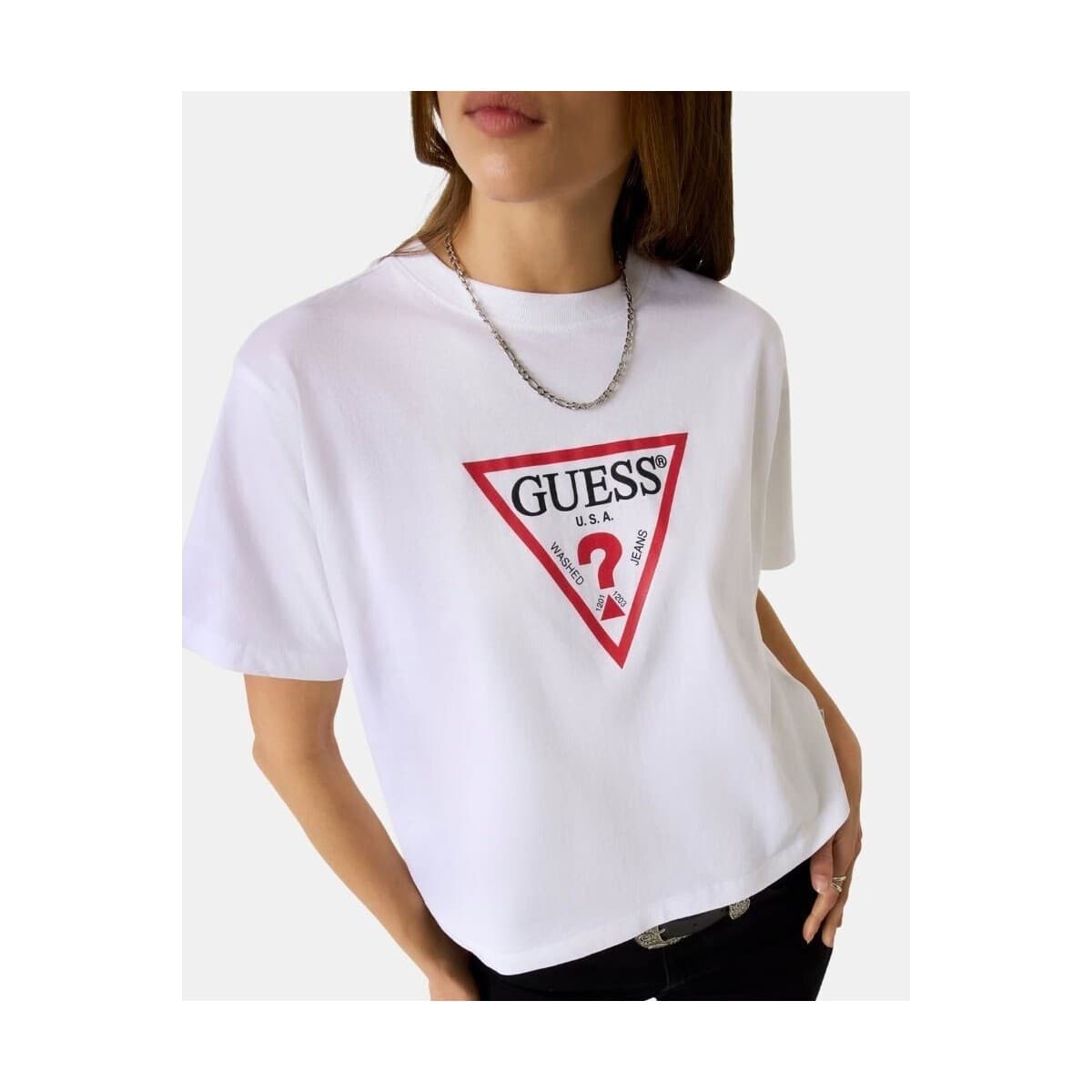 Women's T-Shirts Guess White