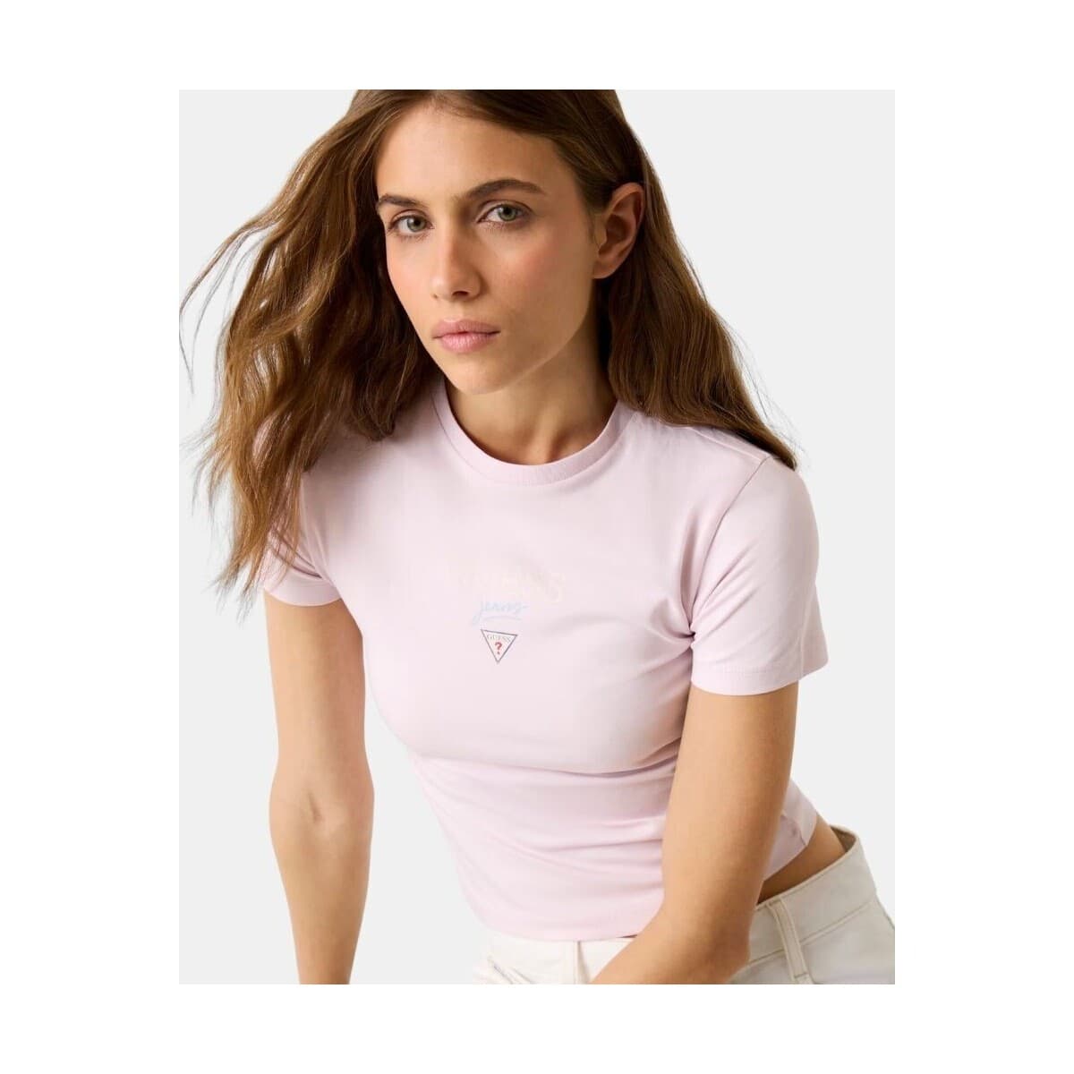 Women's T-Shirts Guess Pink