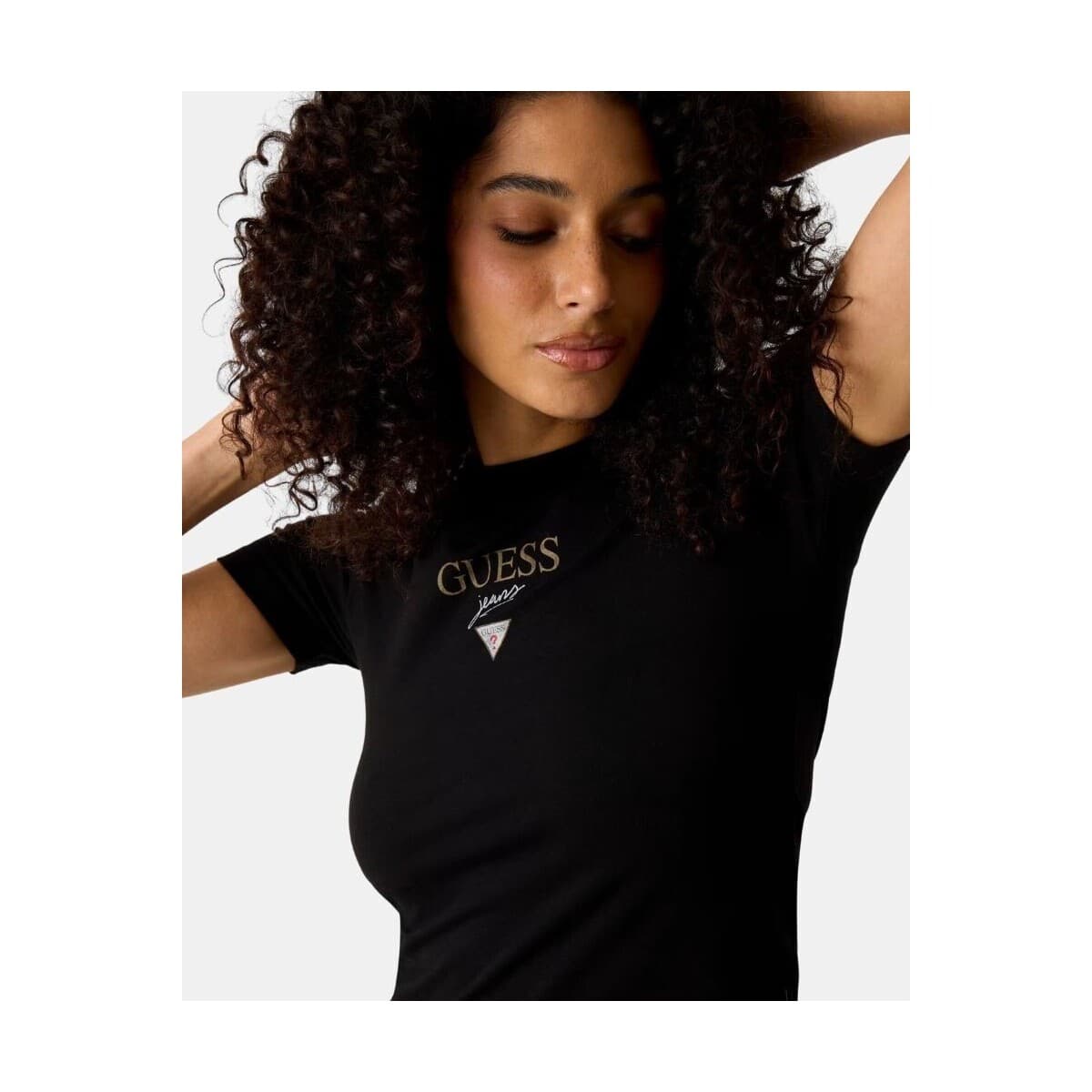 Women's T-Shirts Guess Black