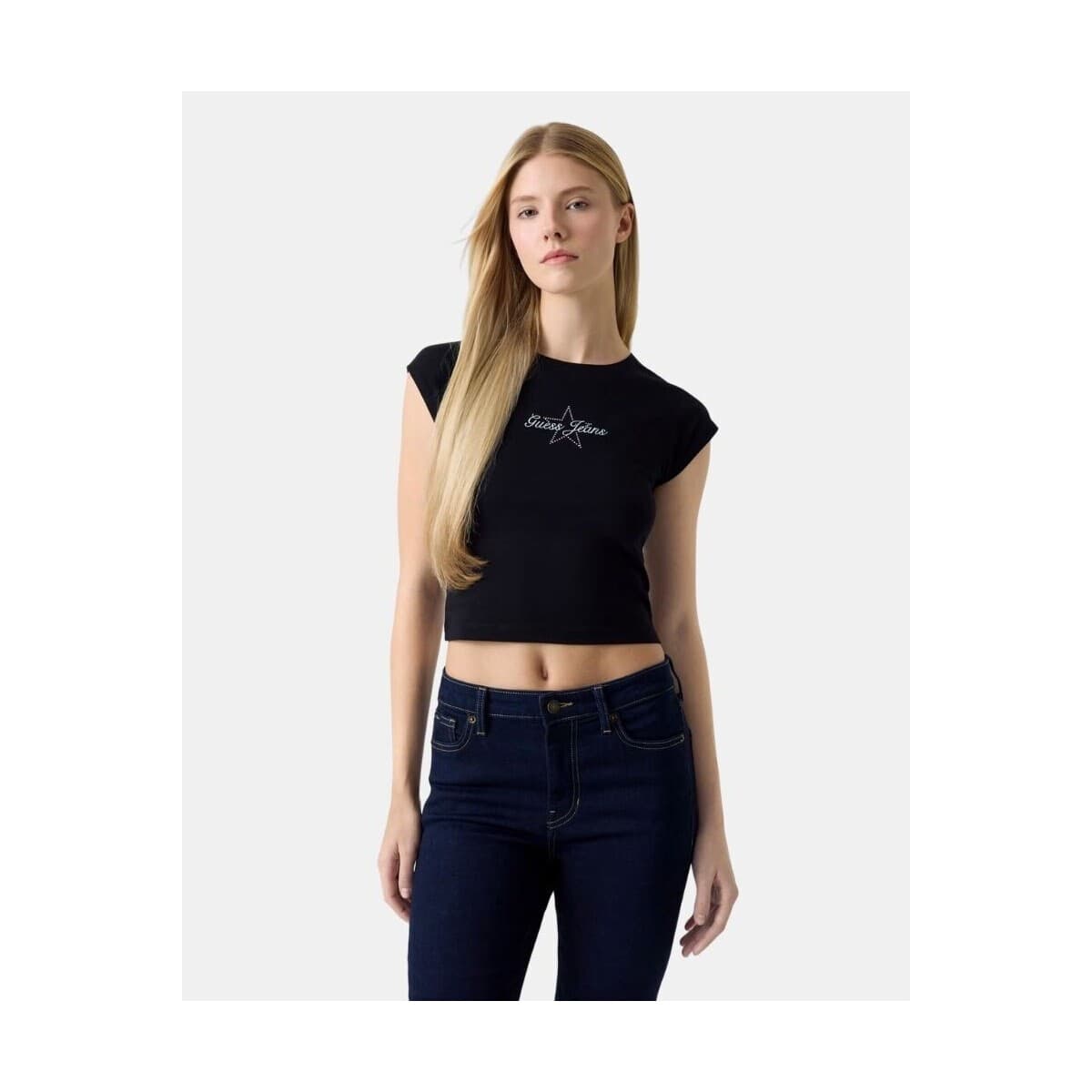 Women's T-Shirts Guess Black