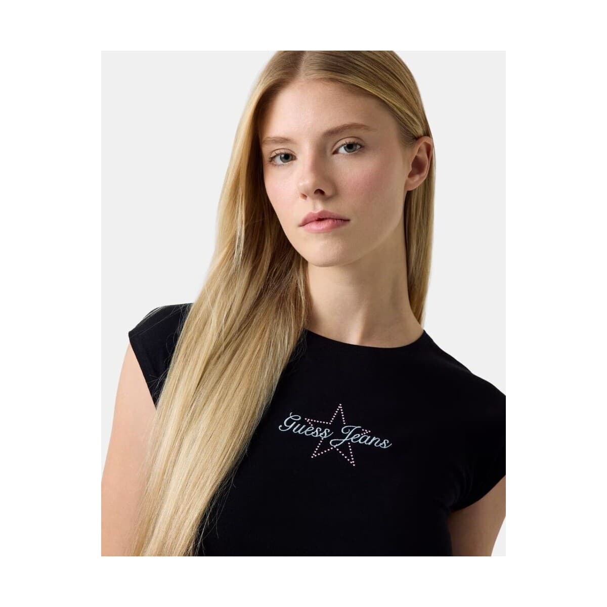 Women's T-Shirts Guess Black