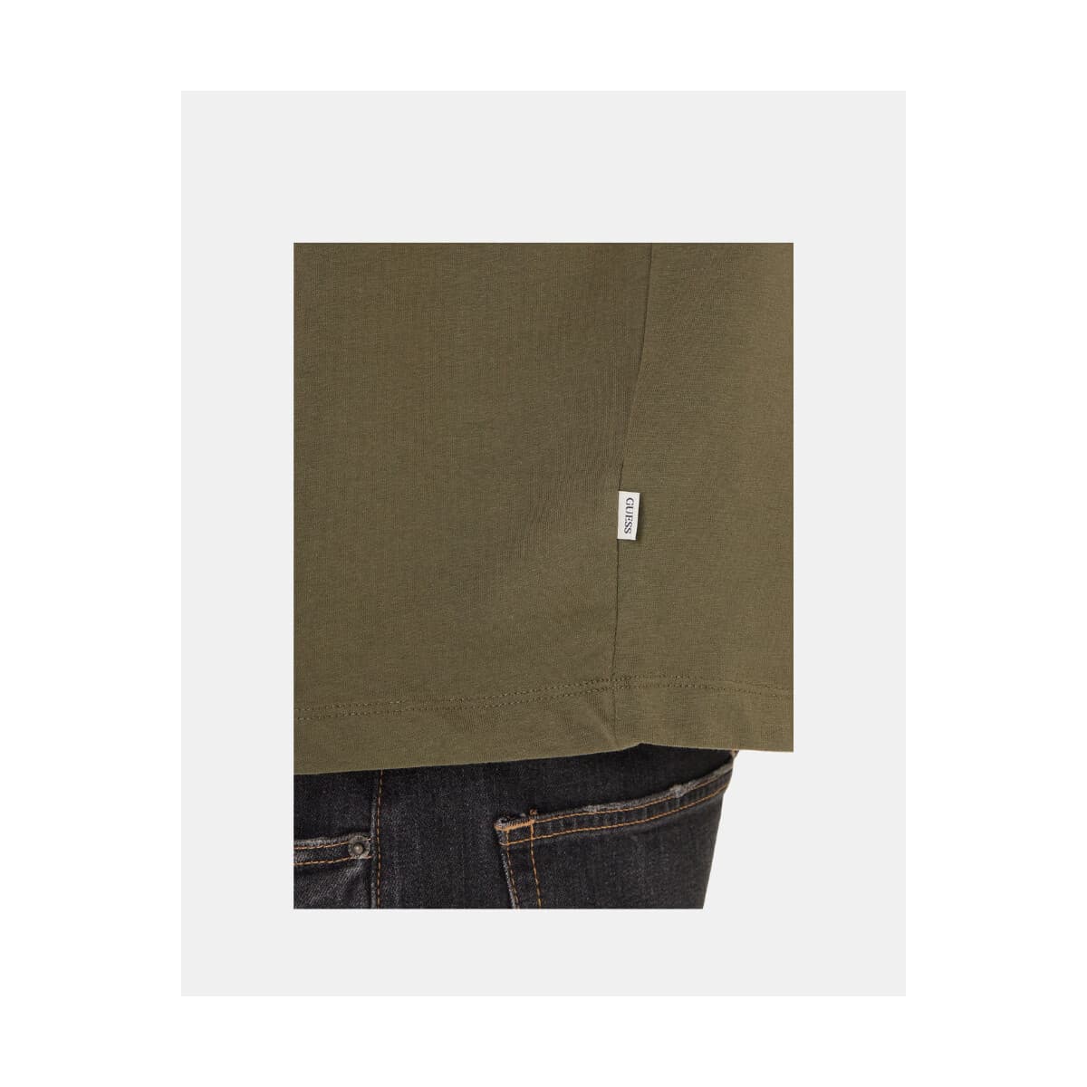 Men's T-Shirts Guess Green