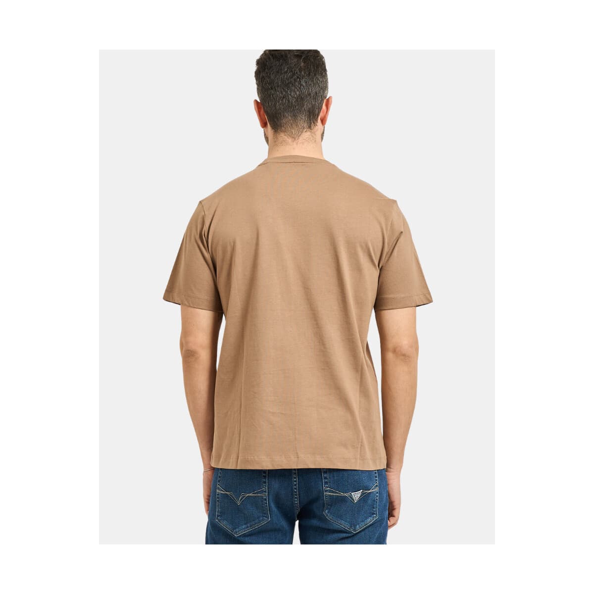 Men's T-Shirts Guess Brown