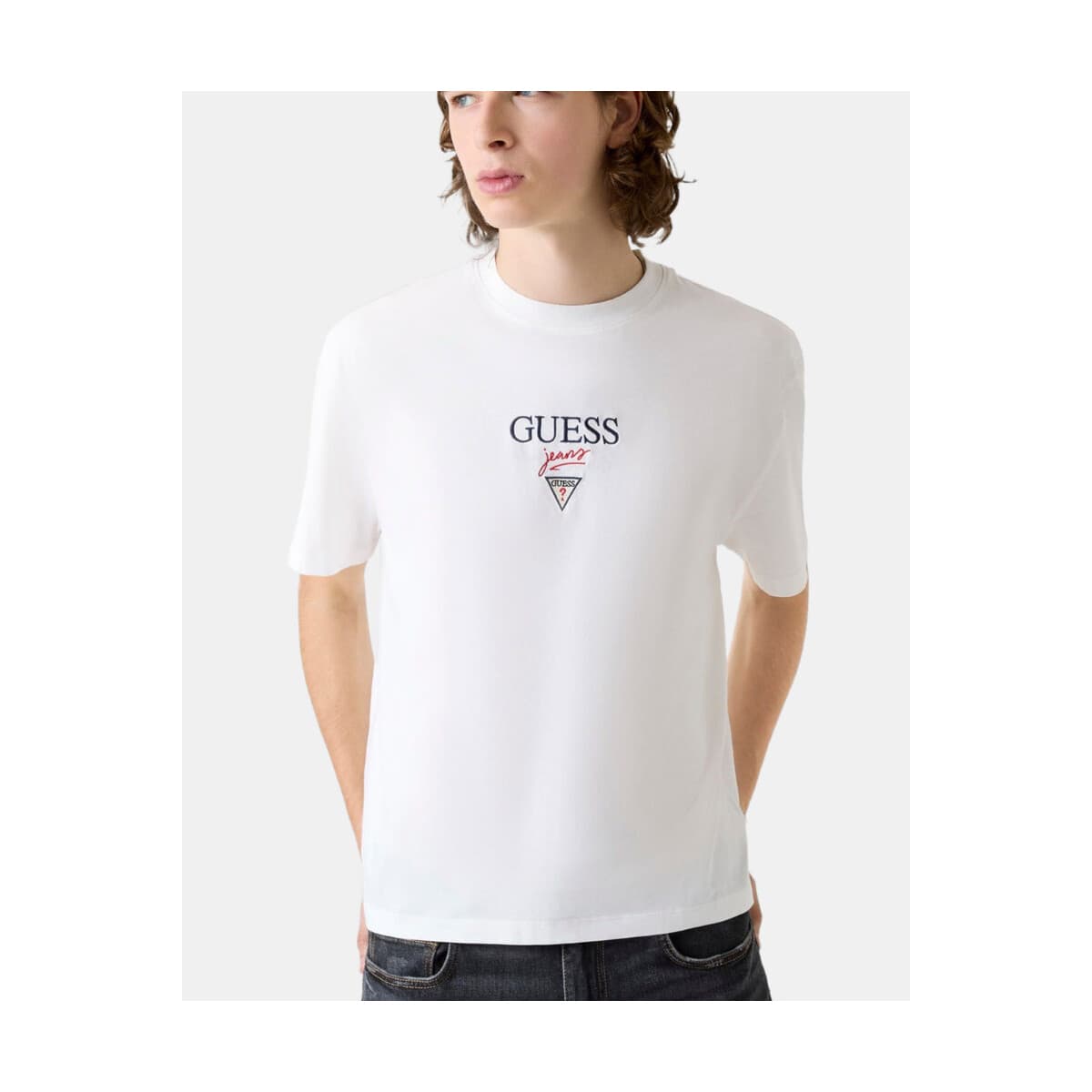 Men's T-Shirts Guess White