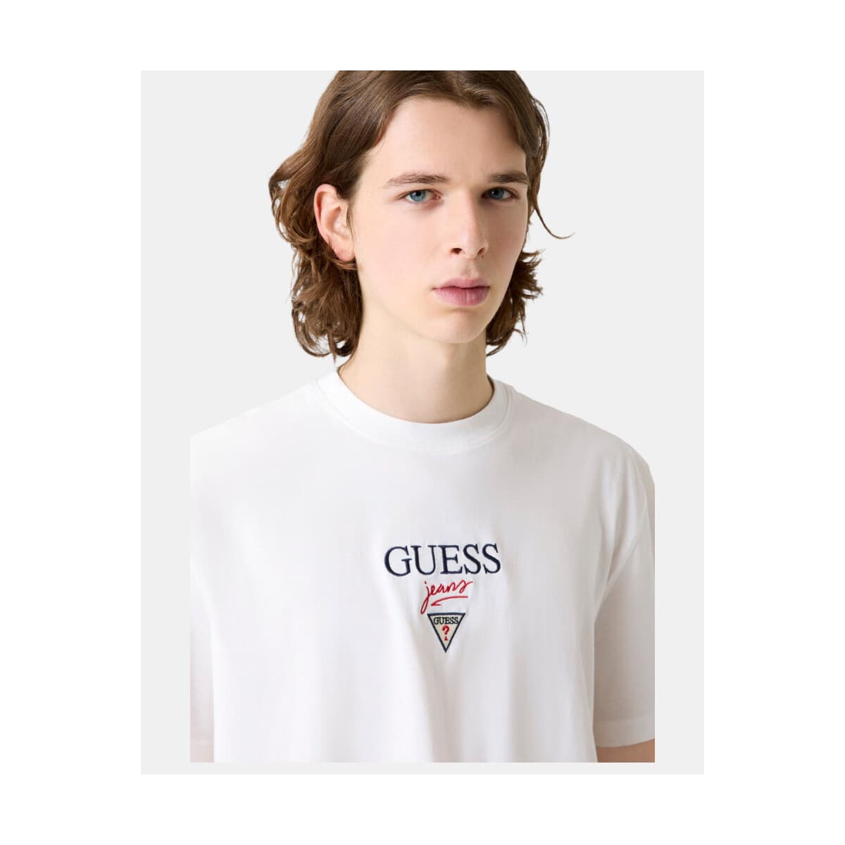 Men's T-Shirts Guess White