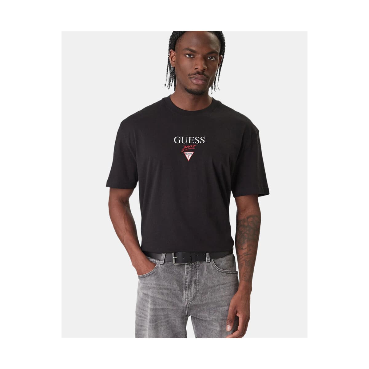 Men's T-Shirts Guess Black