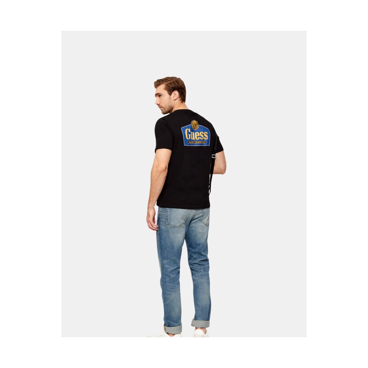 Men's T-Shirts Guess Black