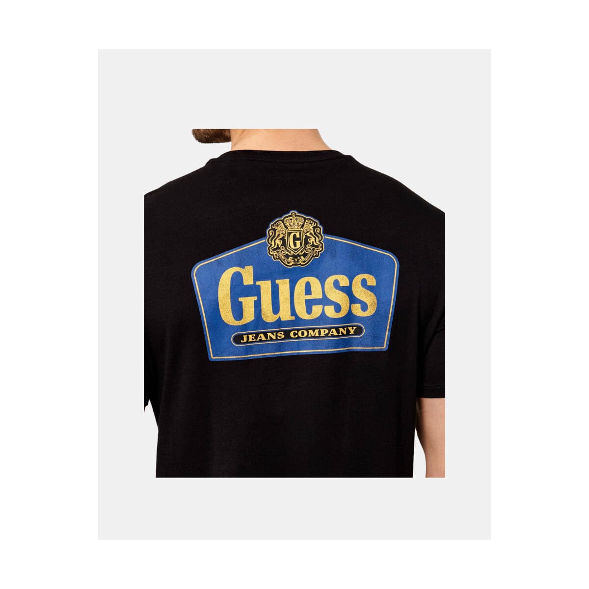 Men's T-Shirts Guess Black