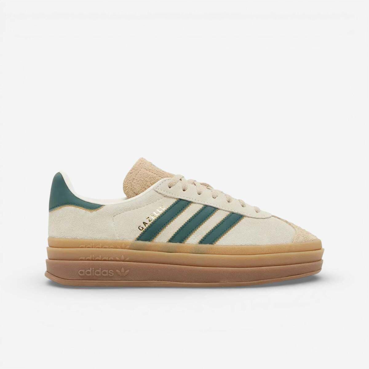 Xαμηλά Sneakers adidas Gazelle Bold Magic Beige Collegiate Green (Women's)