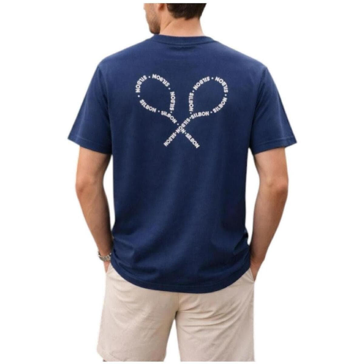 Men's T-Shirts Silbon Blue